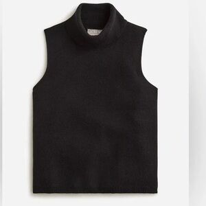 NWT J. Crew 100% Cashmere mockneck sweater shell. Size xs.